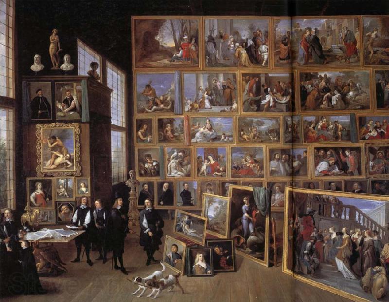 David Teniers Archduke Leopold Wihelm's Galleries at Brussels Norge oil painting art
